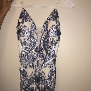 Paisley occasion dress